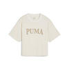 T-shirt à imprimé PUMA SQUAD Femme PUMA Alpine Snow White