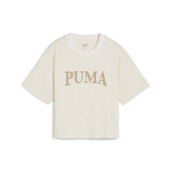 T-shirt à imprimé PUMA SQUAD Femme PUMA Alpine Snow White