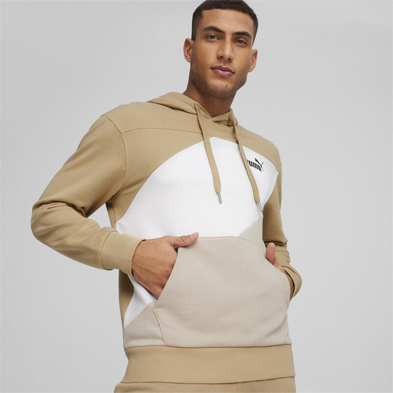 Hoodie Colorblock PUMA POWER PUMA Prairie Tan Beige