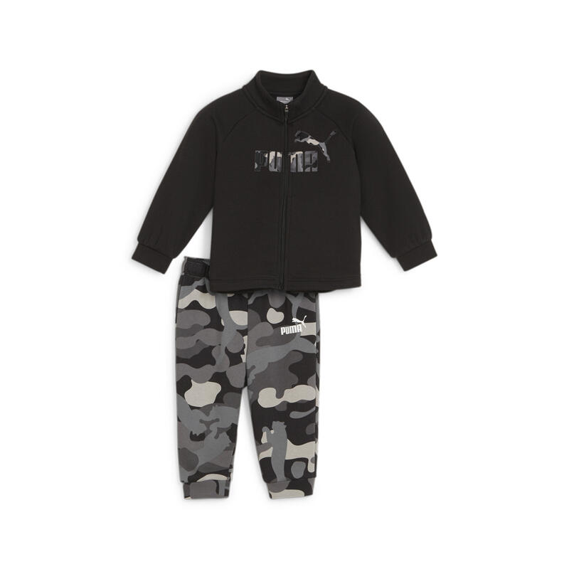 Set da jogging MINICATS CAMO per neonati PUMA Black