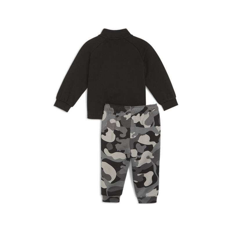 Set da jogging MINICATS CAMO per neonati PUMA Black