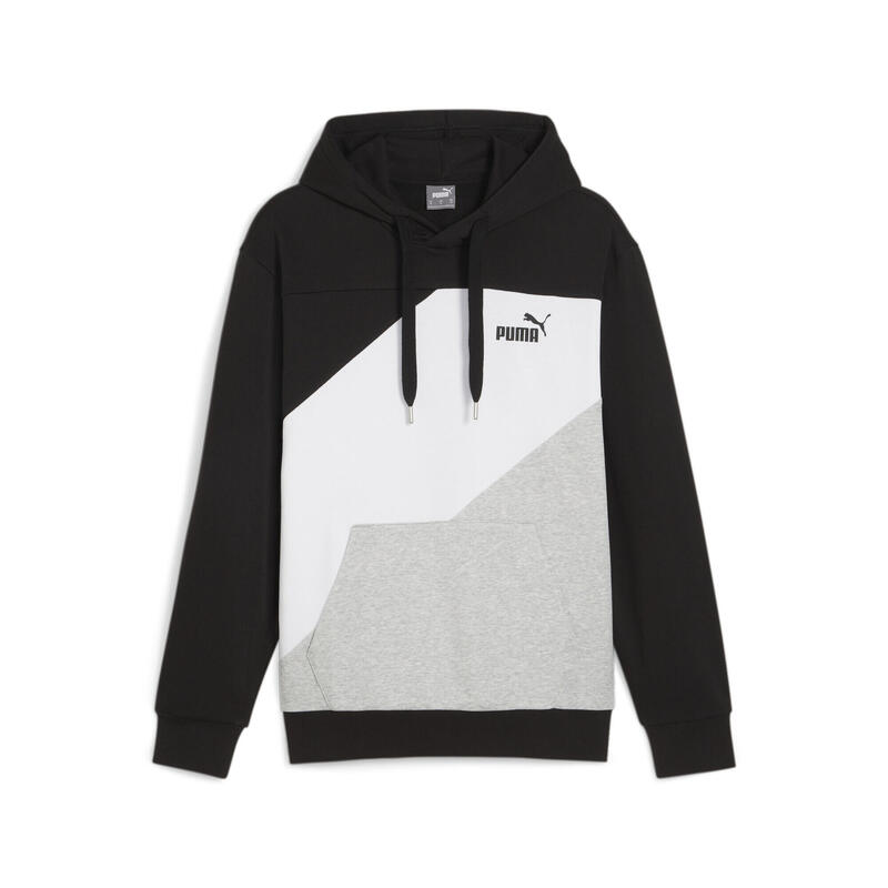 PUMA POWER Colourblock hoodie voor heren PUMA Black