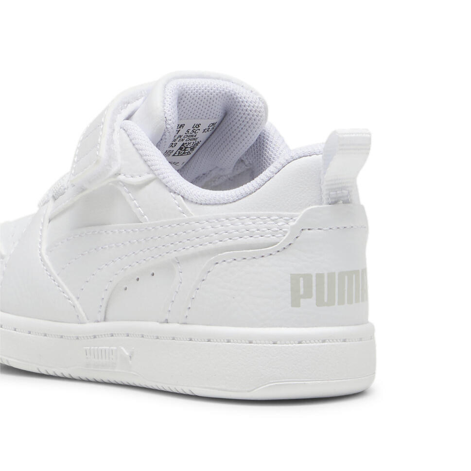 Sneakersy PUMA Rebound V6 Lo dla małych dzieci PUMA White Cool Light Gray