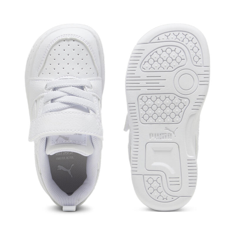 Zapatillas Rebound v6 Lo para bebé PUMA White Cool Light Gray