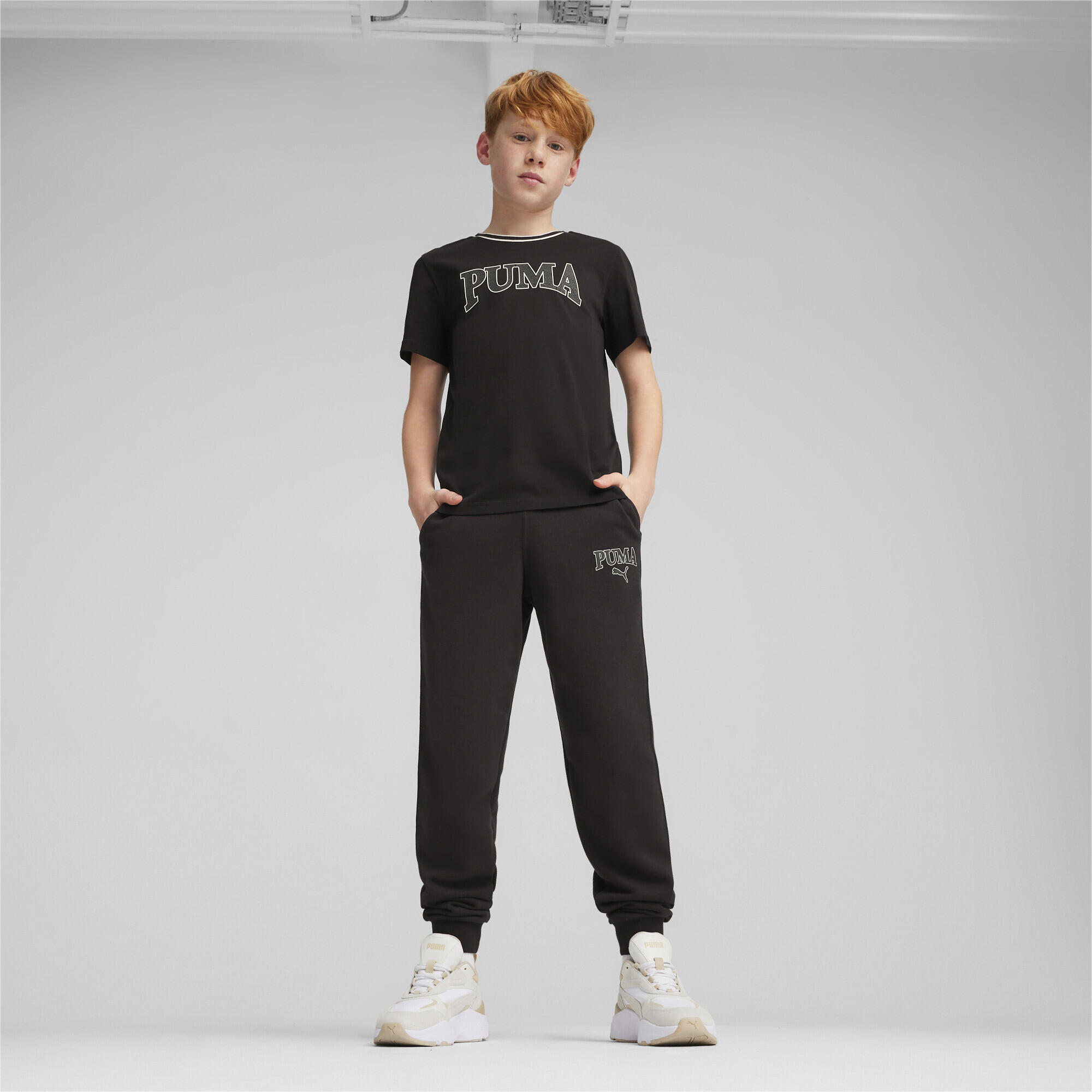 Pantalones de chándal Niños PUMA SQUAD PUMA Black 4/5