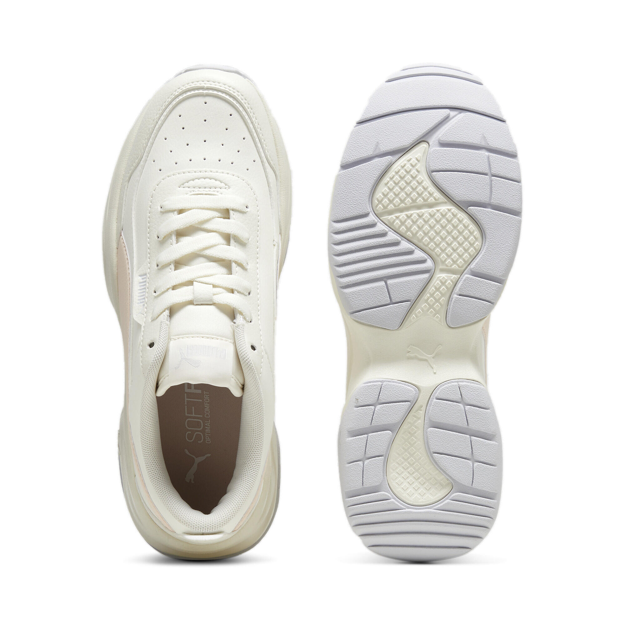 Sneakers Cilia Mode Femme PUMA Warm White Silver Mist Rosebay Gray Pink 4/7