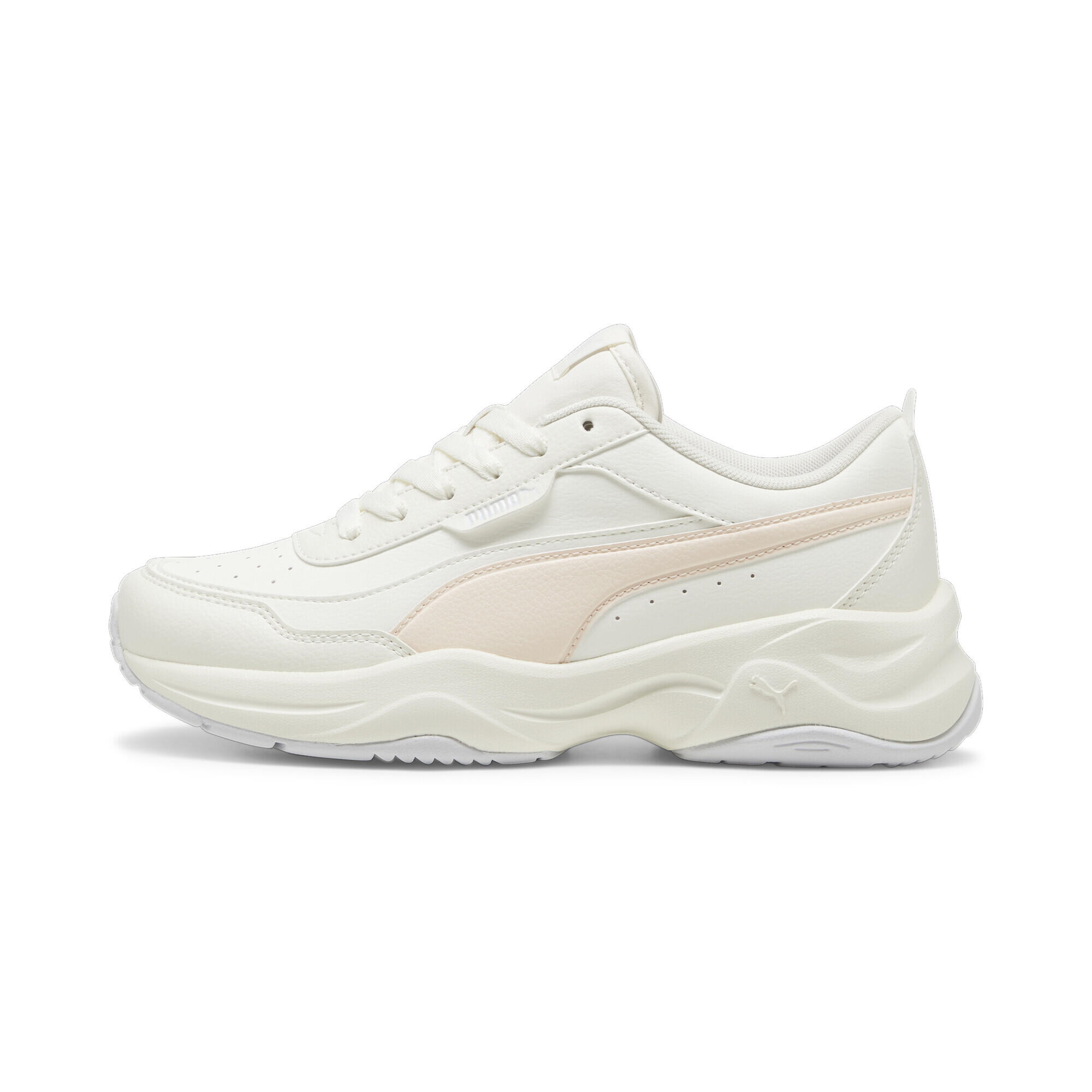 Sneakers Cilia Mode Femme PUMA Warm White Silver Mist Rosebay Gray Pink 3/7