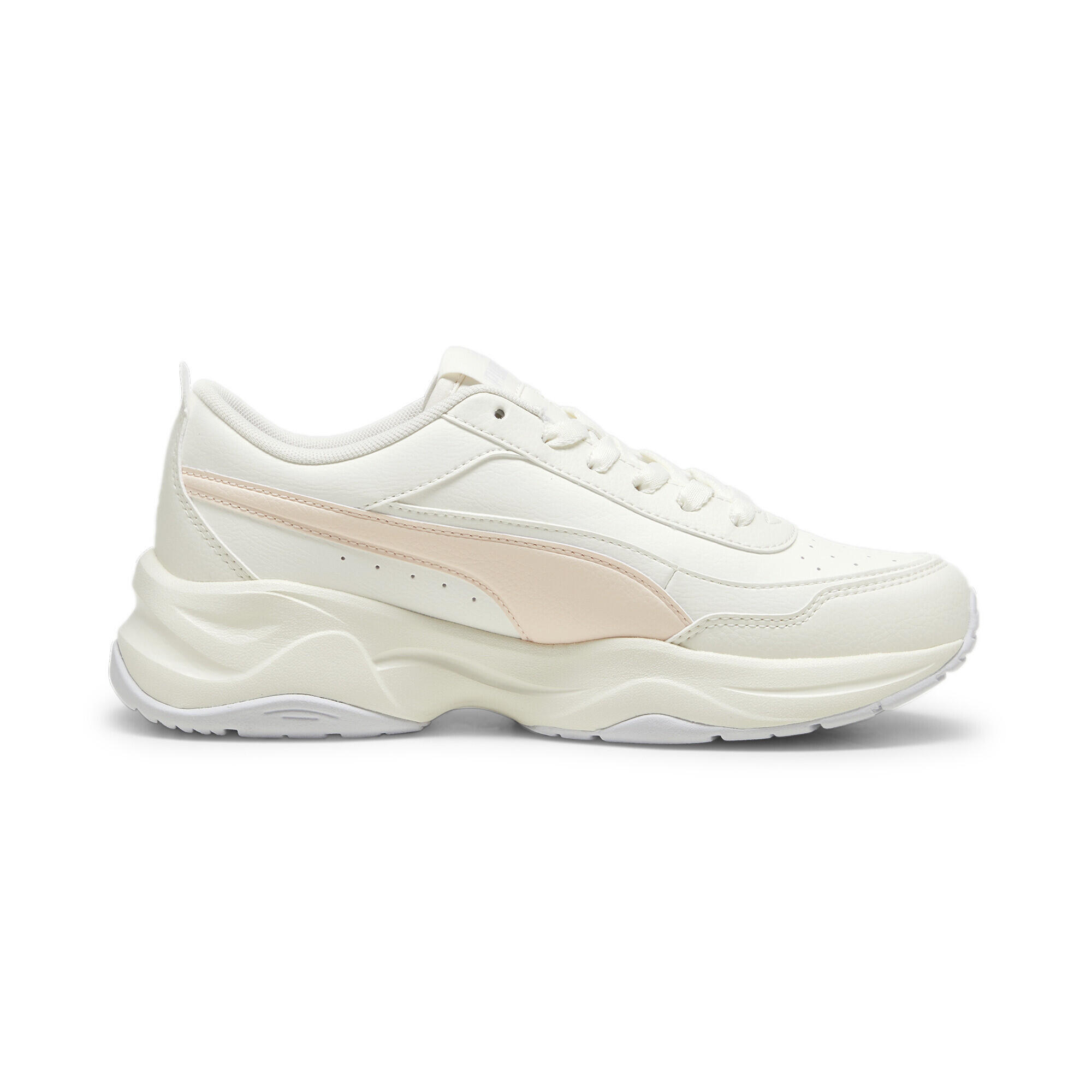 Sneakers Cilia Mode Femme PUMA Warm White Silver Mist Rosebay Gray Pink 5/7