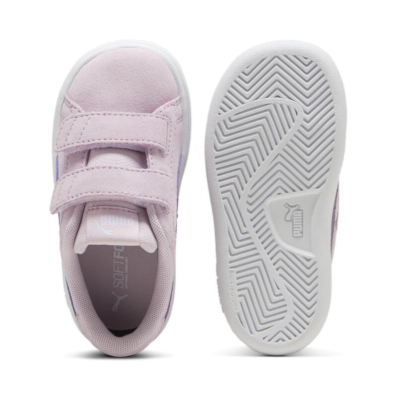 Baskets en suède Smash 3.0 Bébé PUMA Grape Mist Crushed Berry White Purple