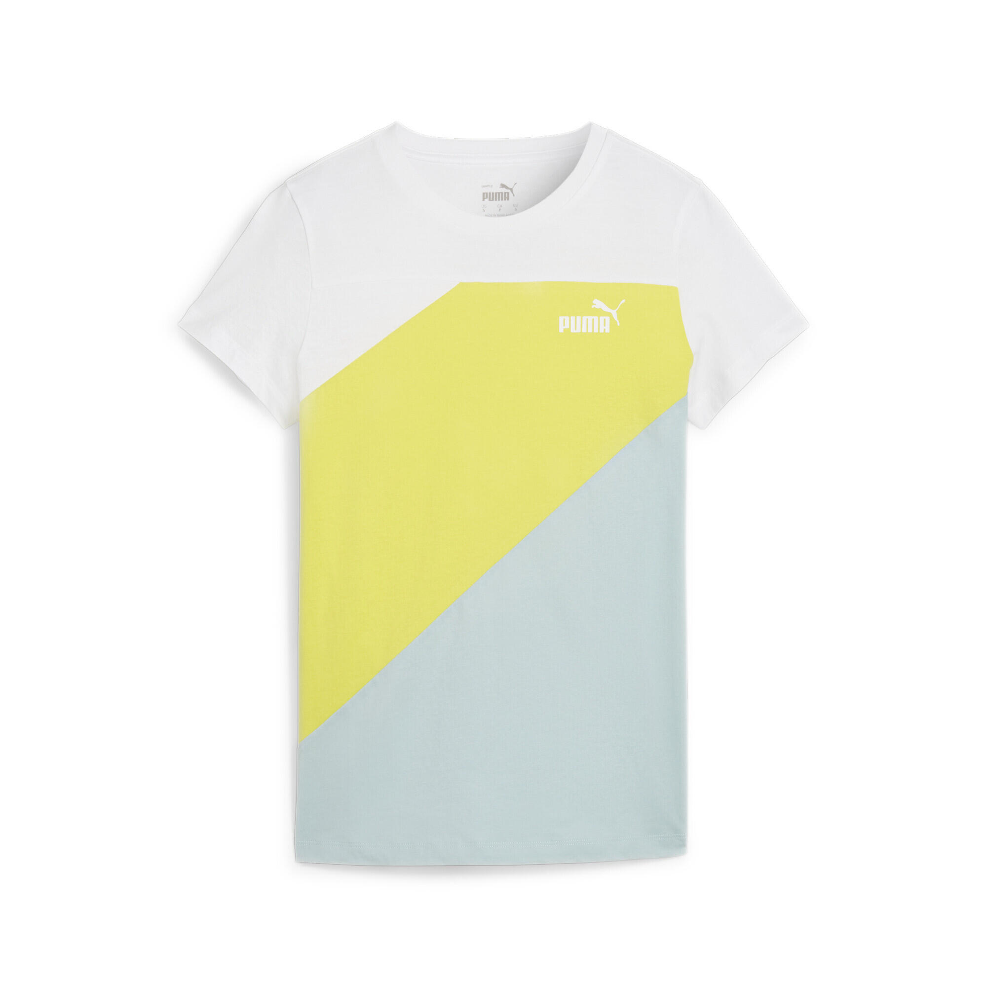 PUMA T-shirt PUMA POWER da donna PUMA Turquoise Surf Blue