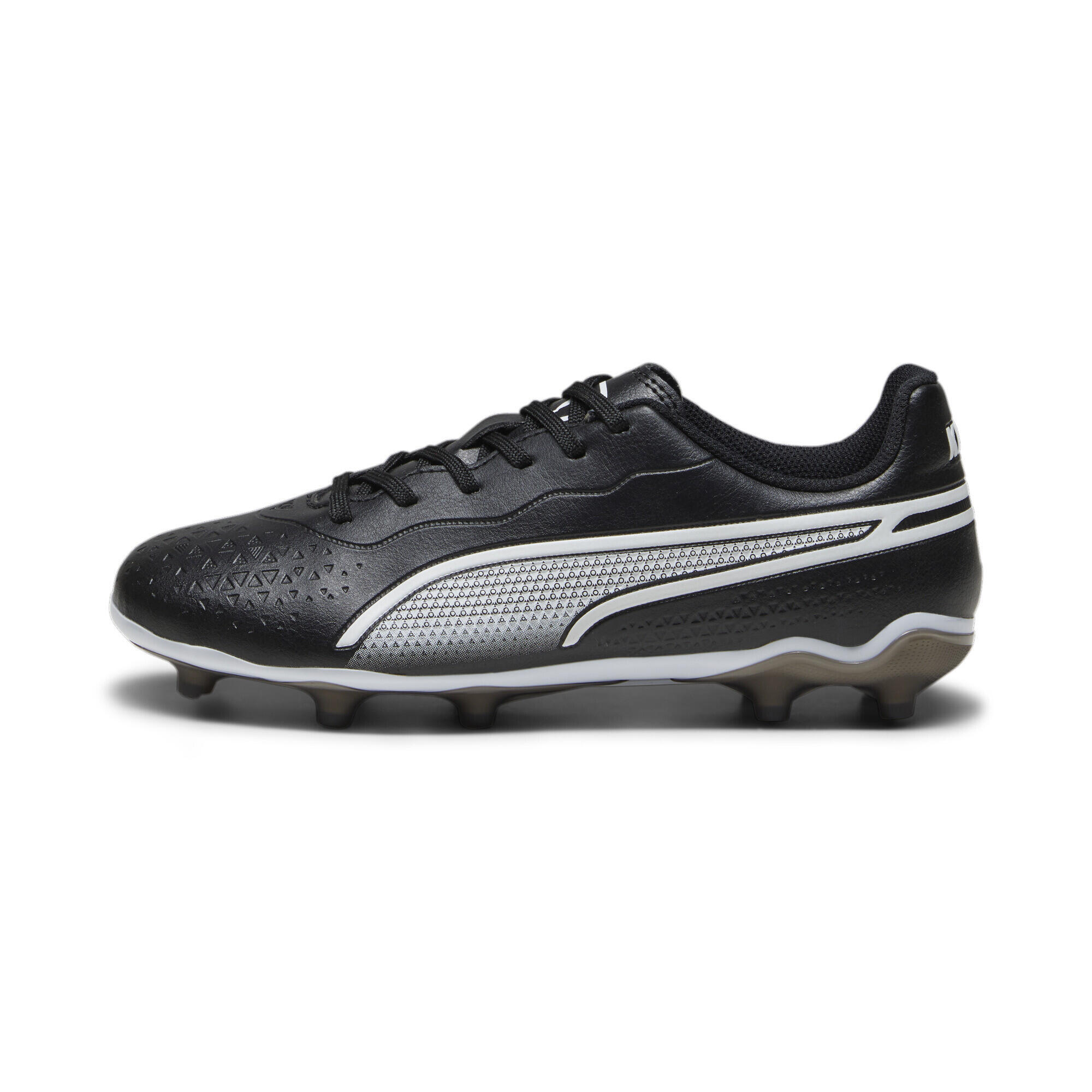 Botas de fútbol Niños KING MATCH FG/AG PUMA Black White 3/7
