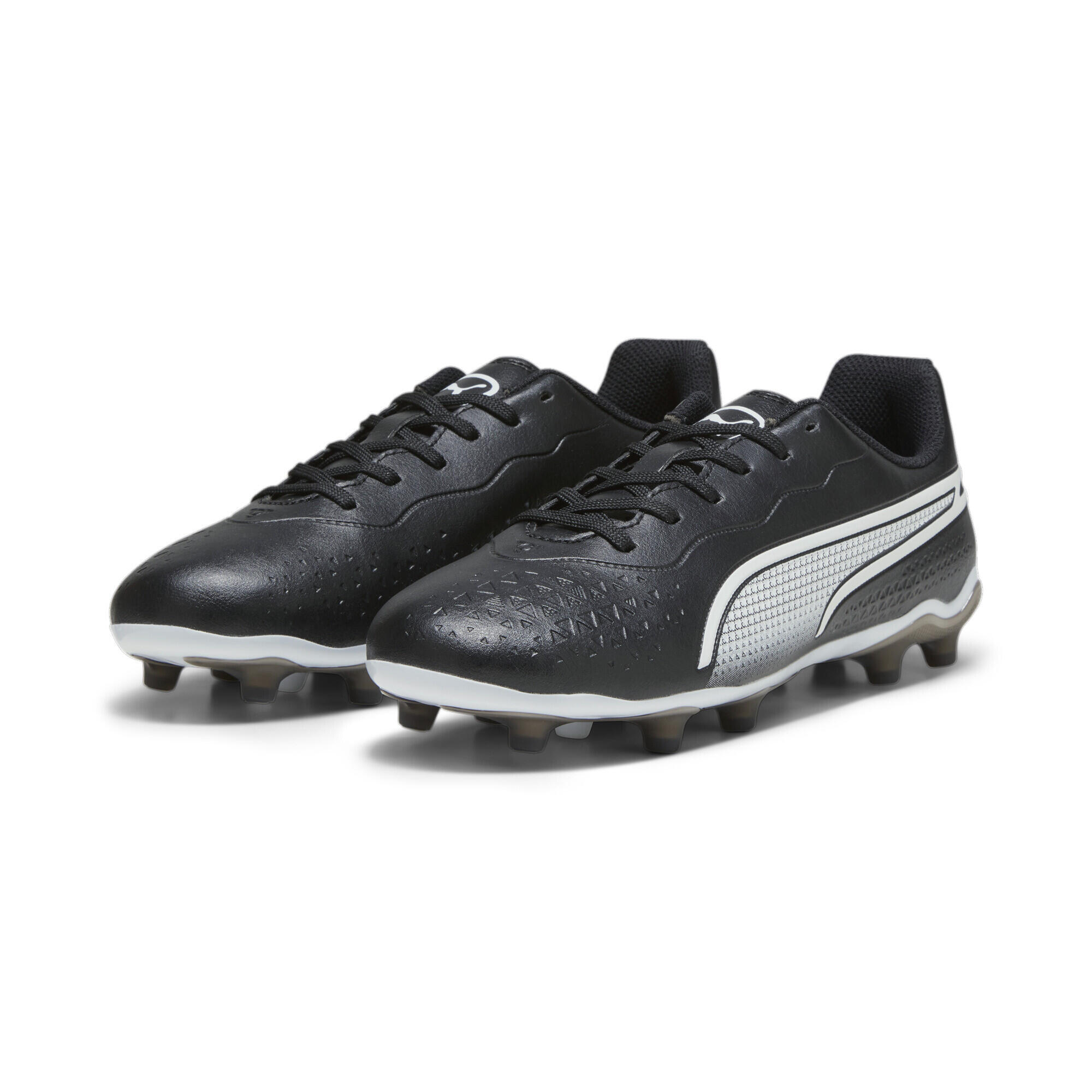 PUMA Mládežnické kopačky KING MATCH FG/AG PUMA Black White