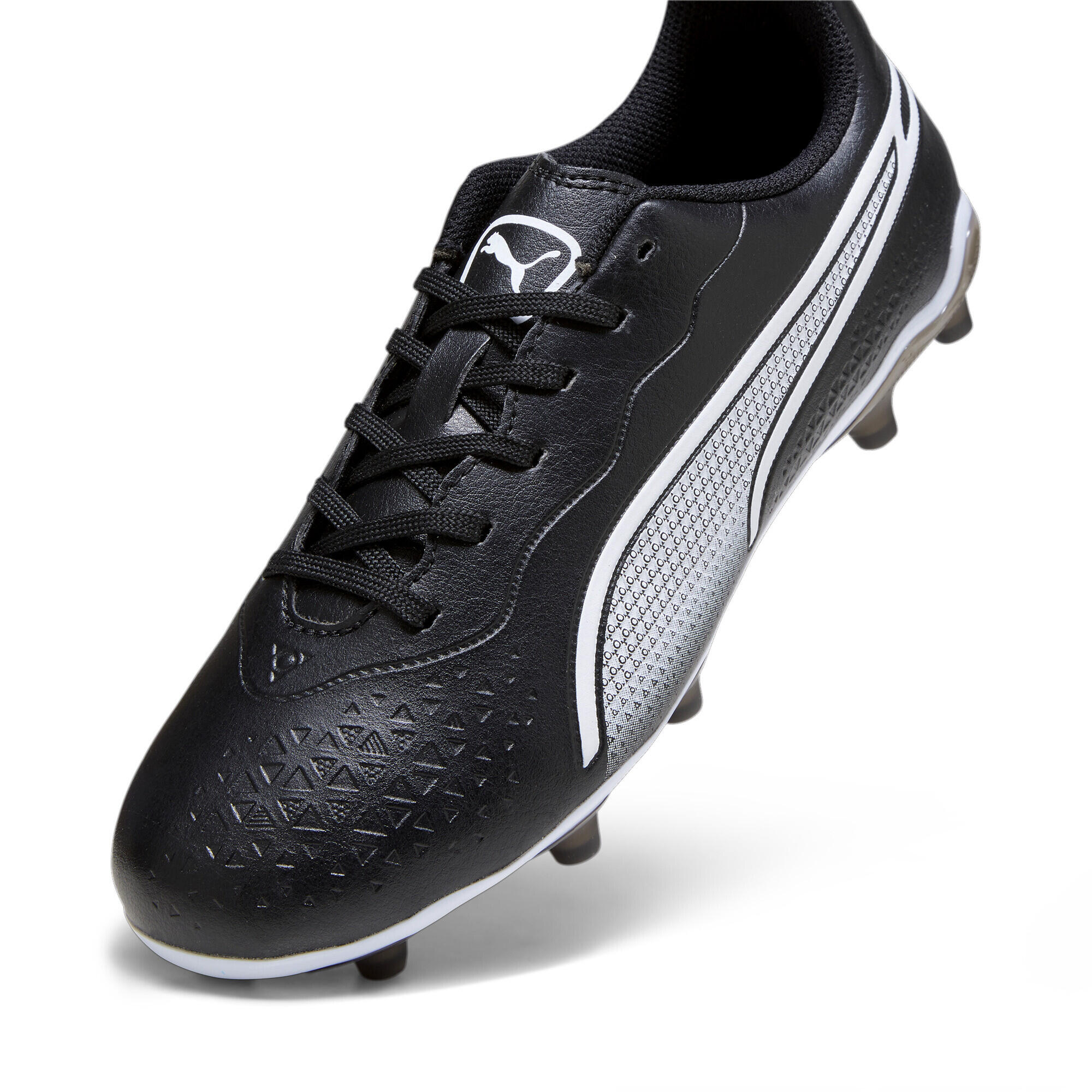 Botas de fútbol Niños KING MATCH FG/AG PUMA Black White 6/7