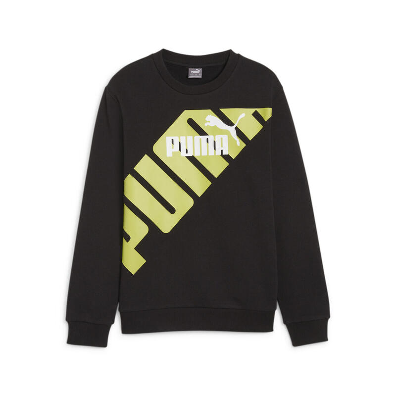PUMA POWER sweatshirt met print voor jongeren PUMA Black