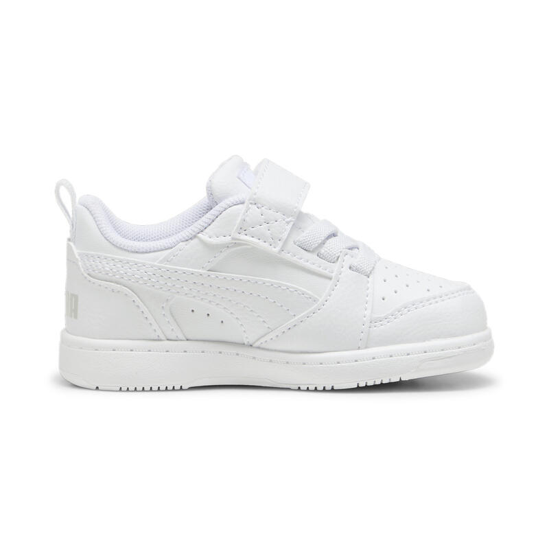 Rebound V6 Lo Sneakers Kinder PUMA White Cool Light Gray