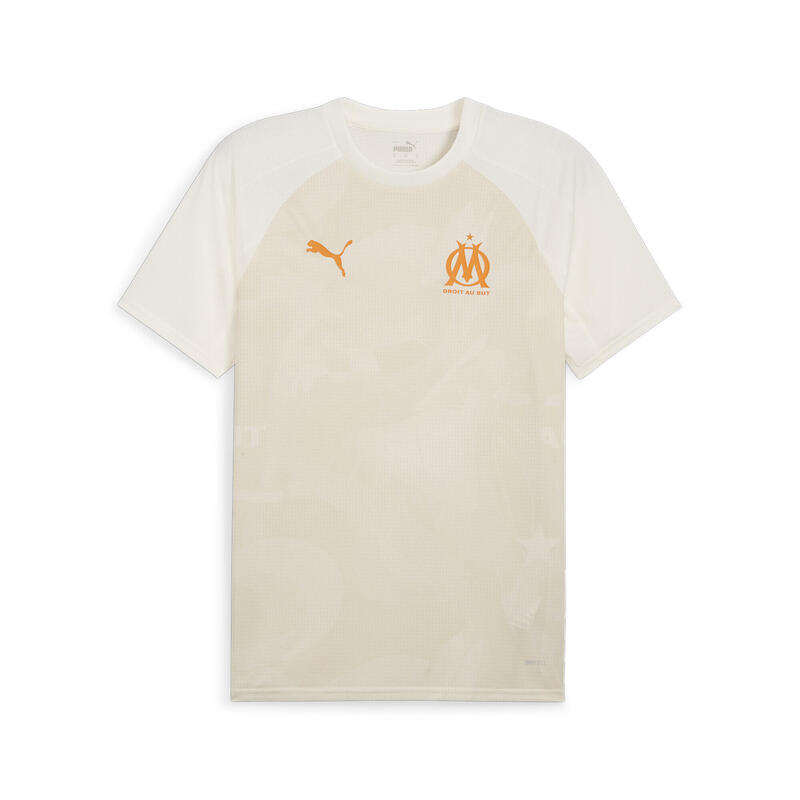 Camiseta prepartido Olympique de Marseille PUMA Pristine Rickie Orange White