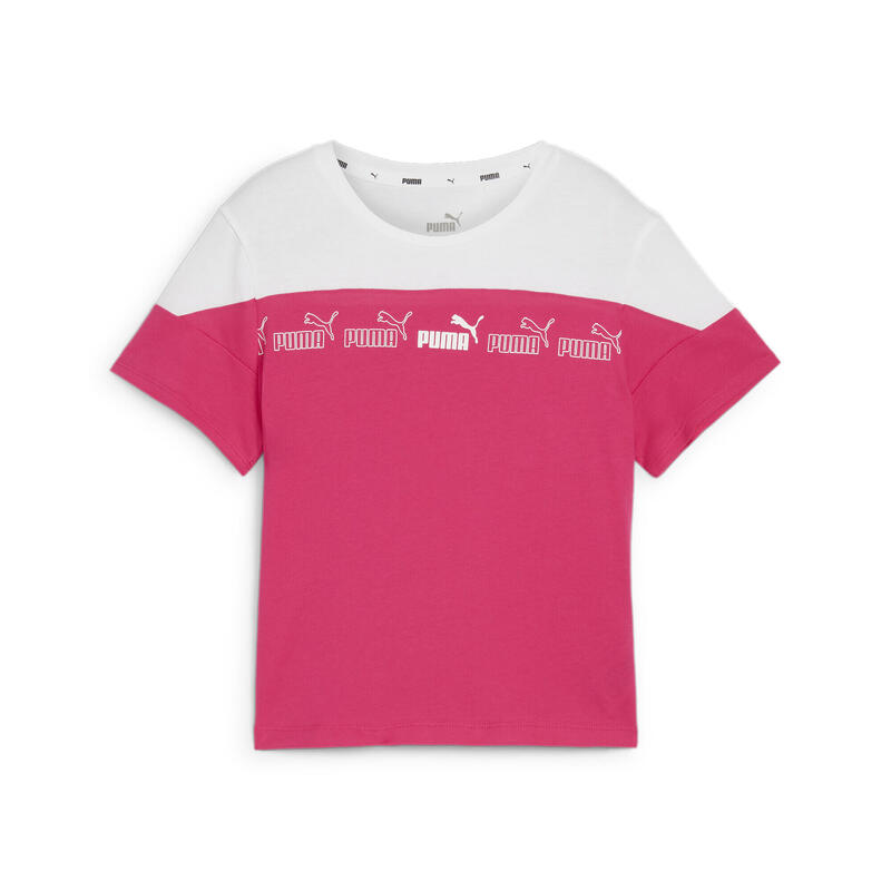 Around the Block T-shirt voor dames PUMA Garnet Rose Pink