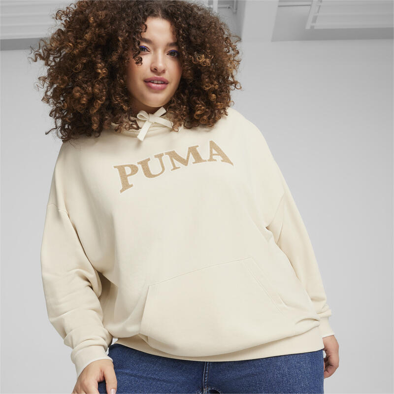 Hoodie PUMA SQUAD Femme PUMA Alpine Snow White