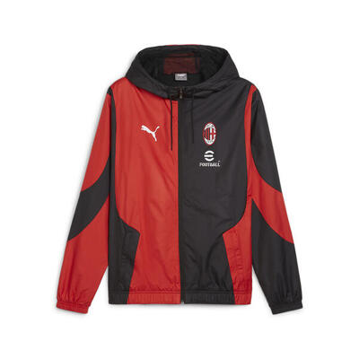Giacca pre partita AC Milan PUMA Black For All Time Red