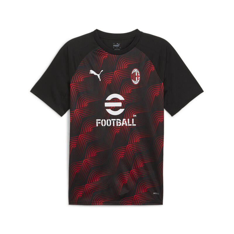 Camiseta de fútbol prepartido AC Milan PUMA Black For All Time Red