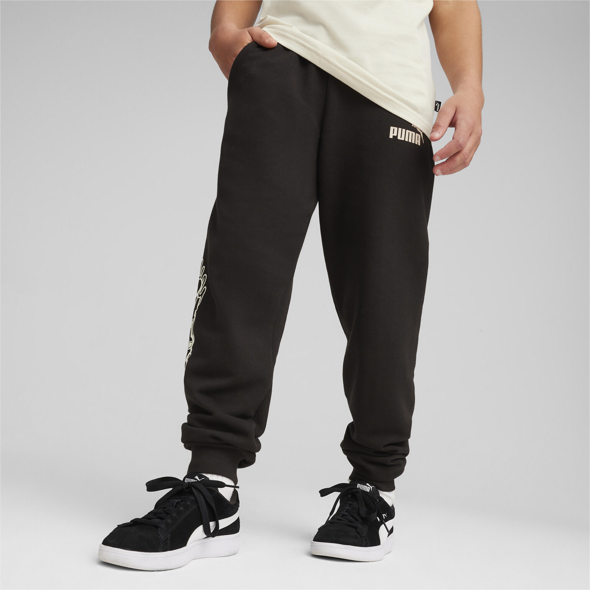 Pantaloni della tuta ESS+ Mid 90s per ragazzi PUMA Black 2/5