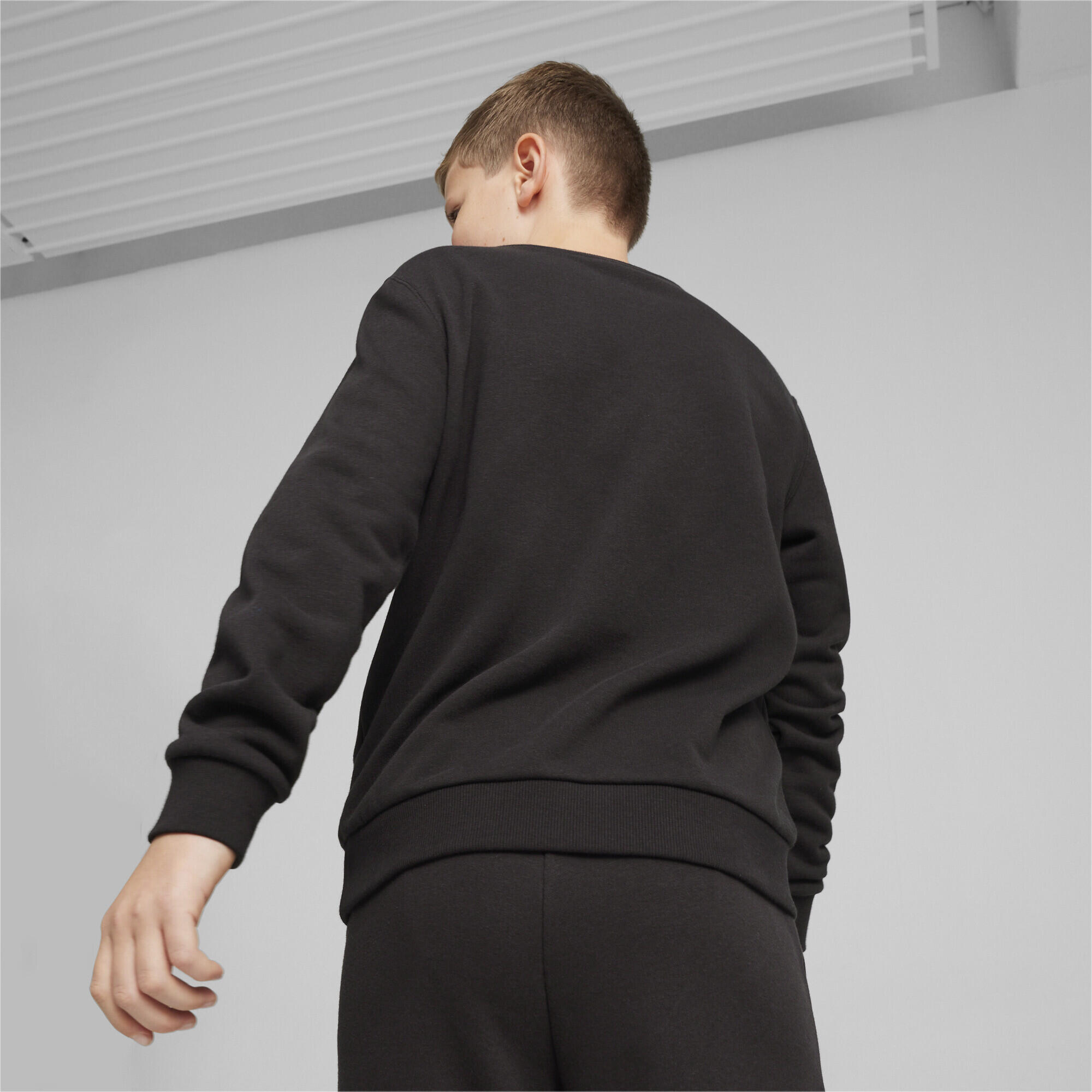 Młodzieżowa bluza z nadrukiem PUMA POWER PUMA Black 3/5