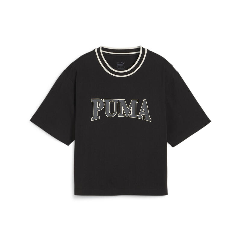 T-shirt grafica PUMA SQUAD da donna PUMA Black