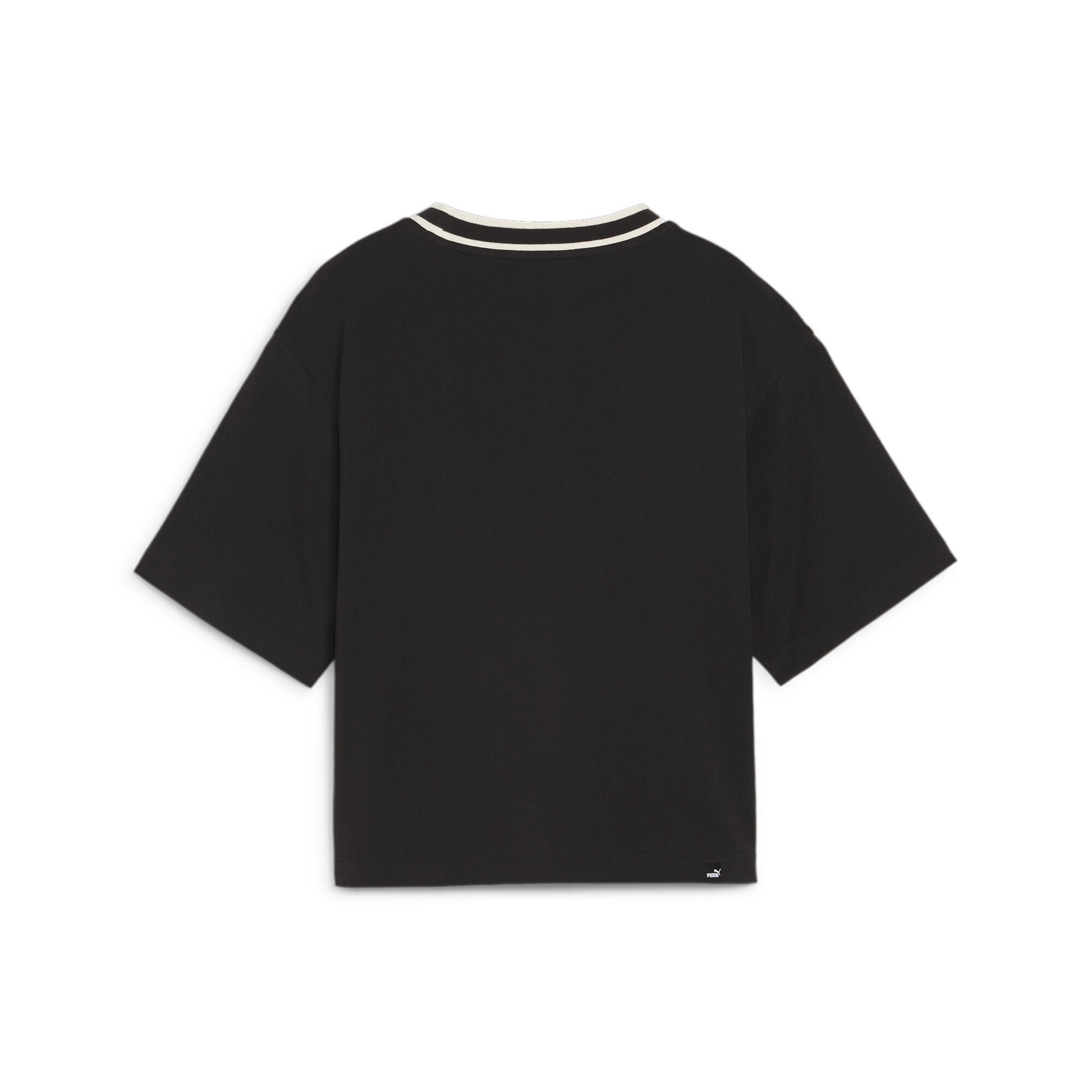 T-shirt grafica PUMA SQUAD da donna PUMA Black 2/2