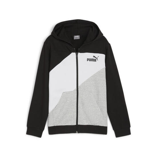 Veste zippée à capuche&nbsp;Colorblock PUMA POWER Enfant et Adolescent PUMA