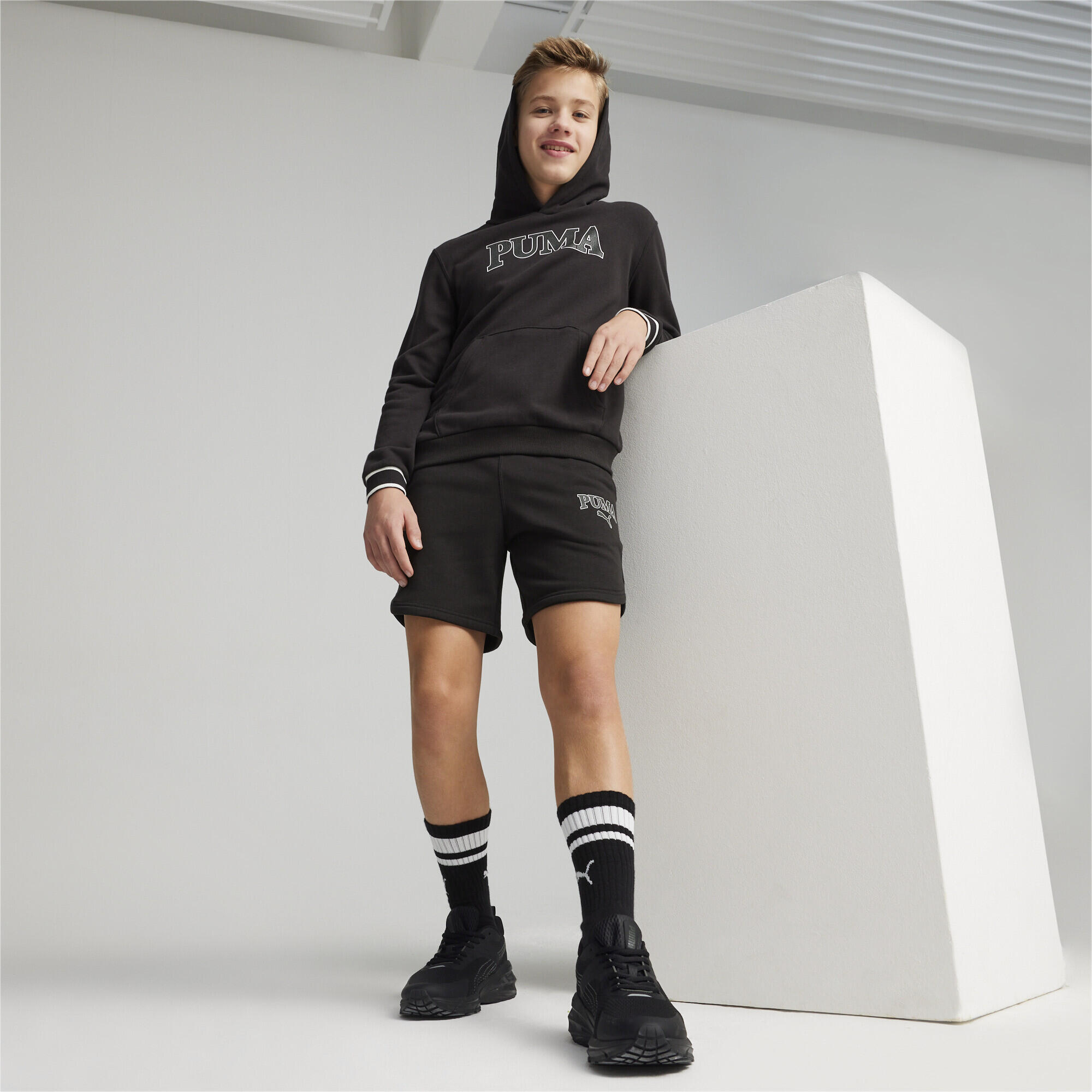 Shorts PUMA SQUAD per ragazzi PUMA Black 3/5