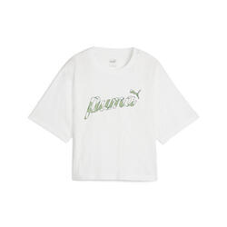 Camiseta corta gráfica BLOSSOM&nbsp;Mujer PUMA White