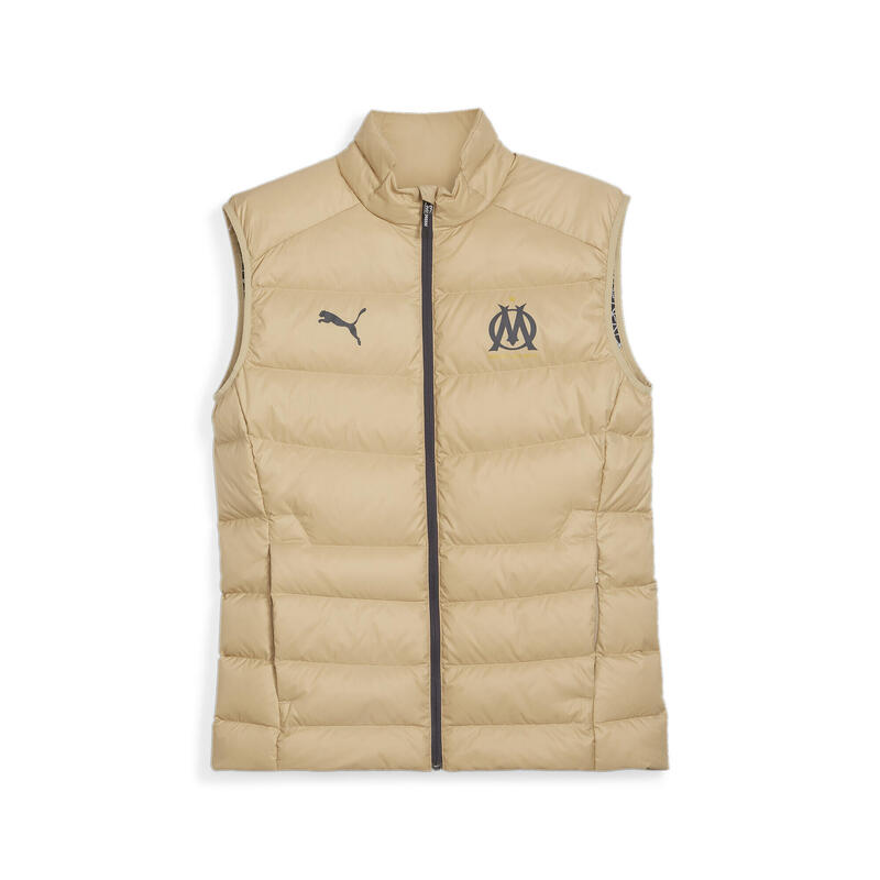 Gilet imbottito da calcio Casuals Olympique de Marseille da uomo PUMA