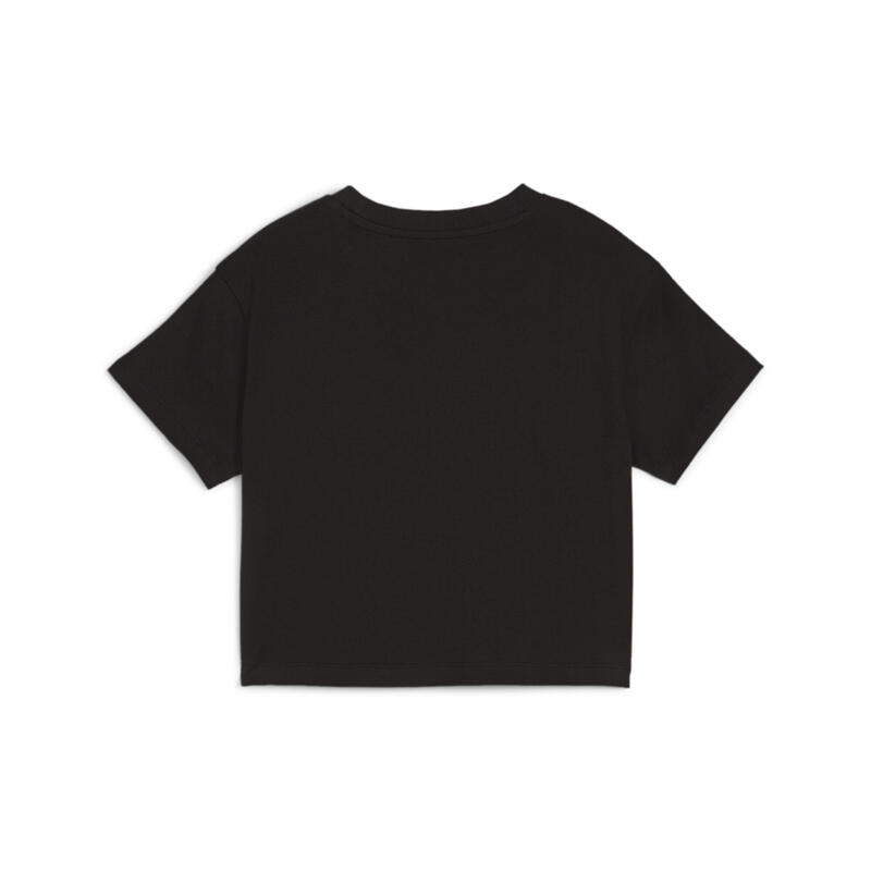 ESS+ BLOSSOM kort T-shirt voor jongeren PUMA Black