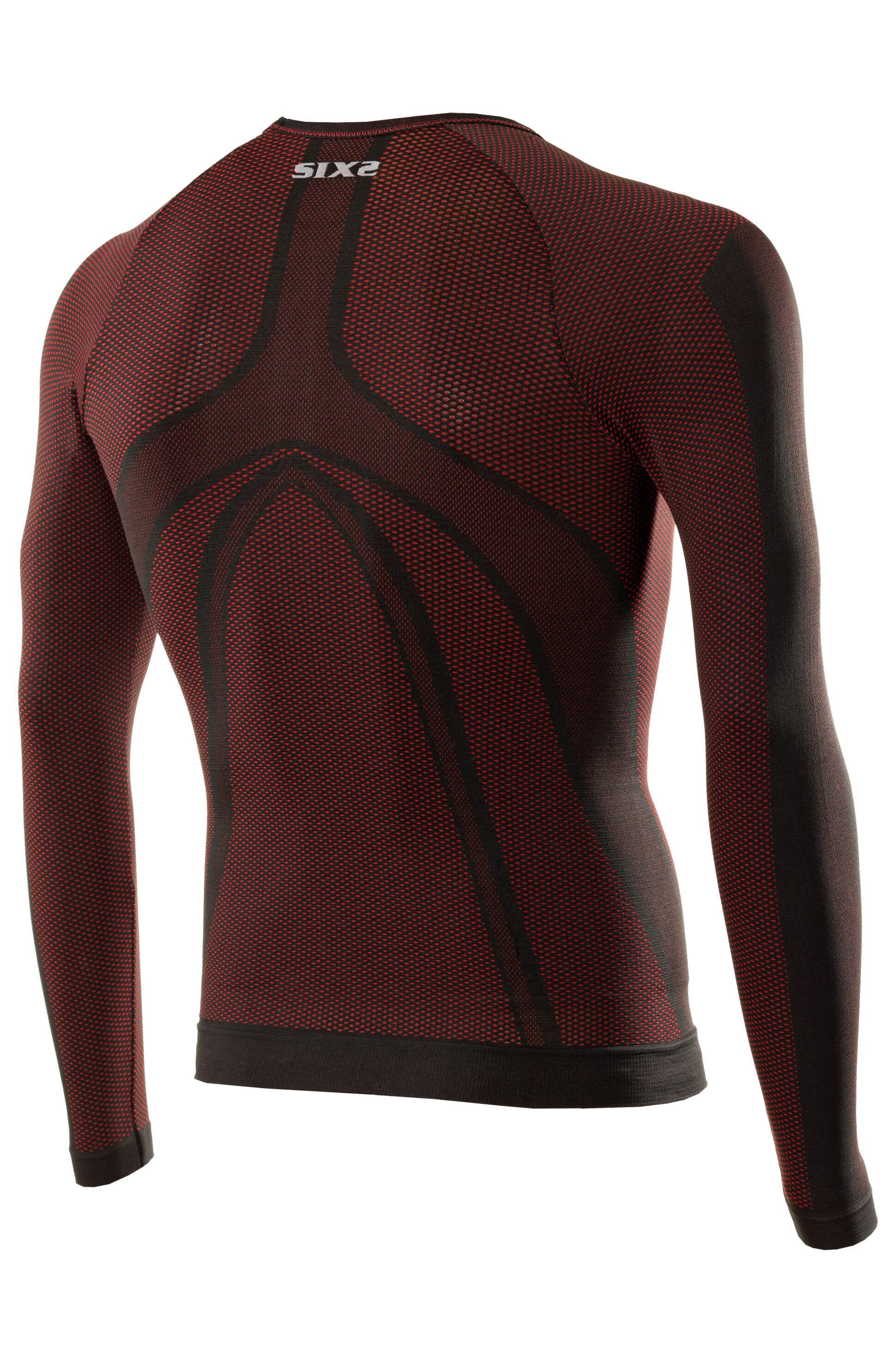 Camiseta Interior de Ciclismo SIXS Rojo de Invierno 2/5