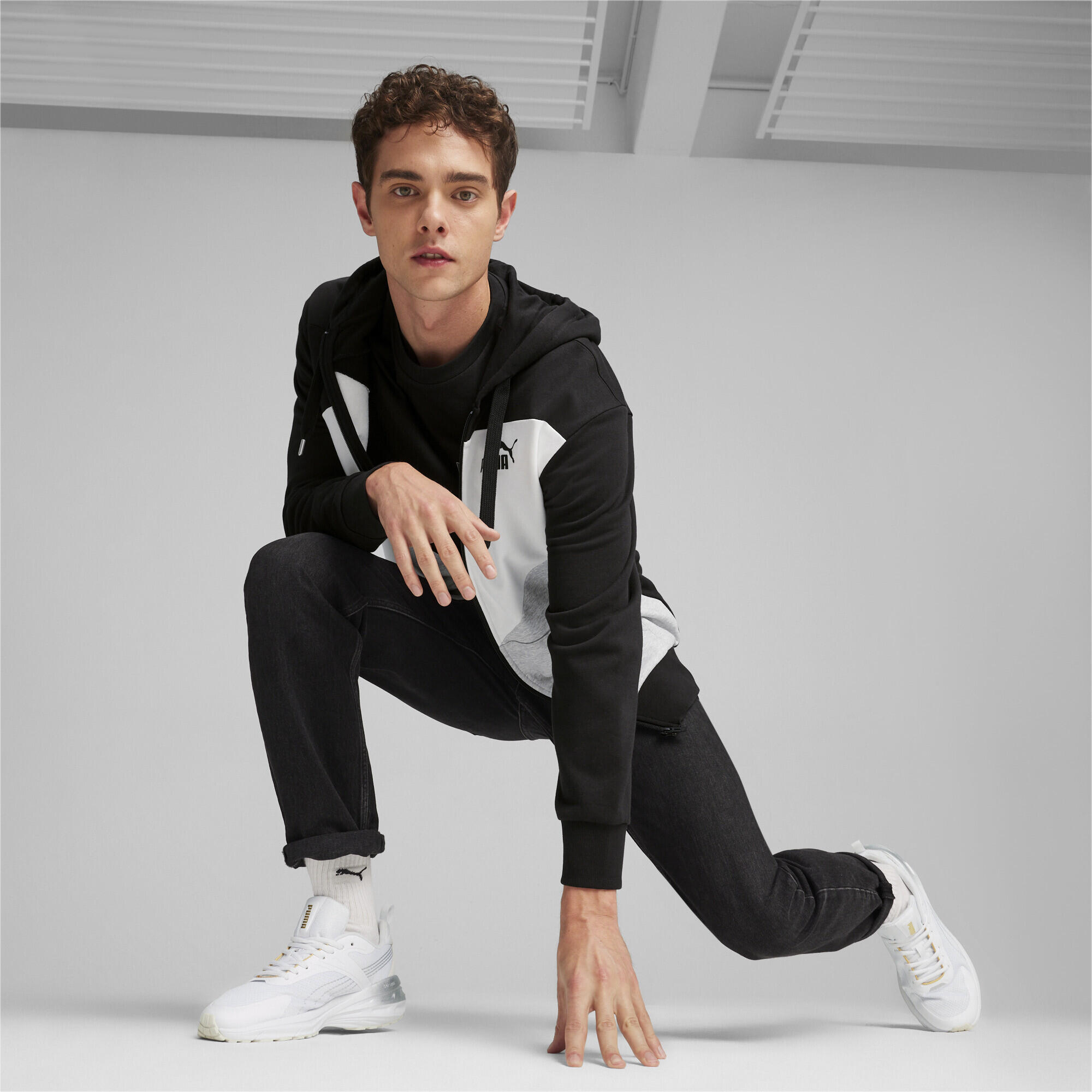 Bluza sportowa męska Puma Power Colorblock 3/6
