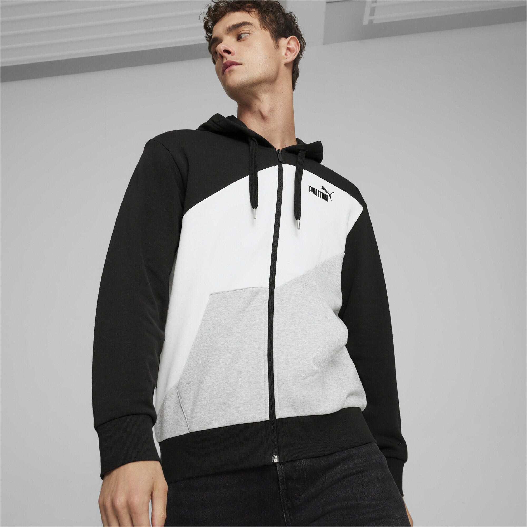 Bluza sportowa męska Puma Power Colorblock 2/6