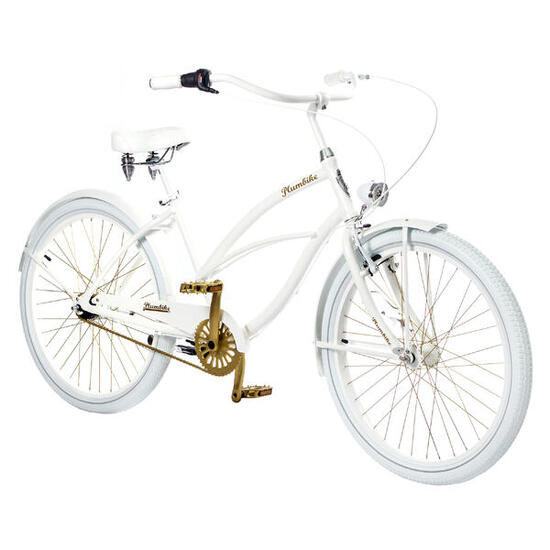 Rower miejski damski Plumbike La Donna Mia 7B z hamulcem v-brake