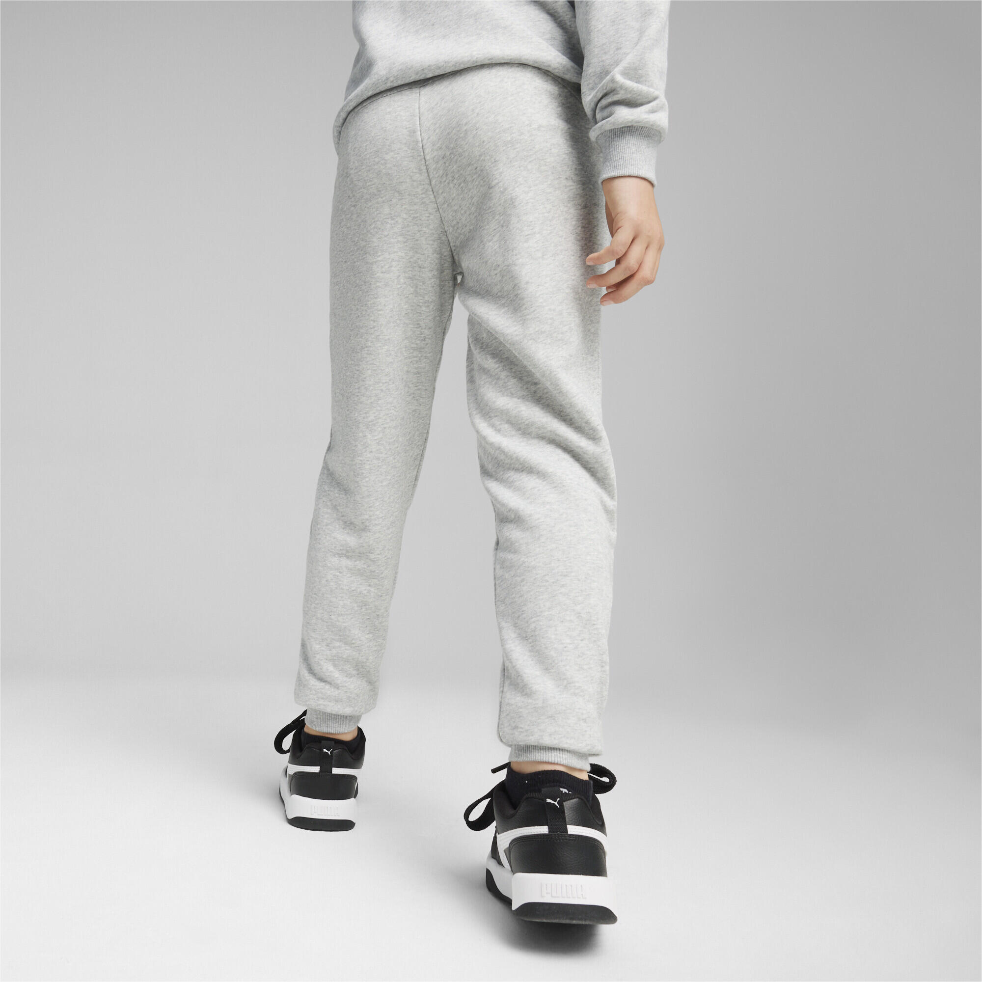 Pantaloni della tuta PUMA POWER per ragazzi PUMA Light Gray Heather 3/5