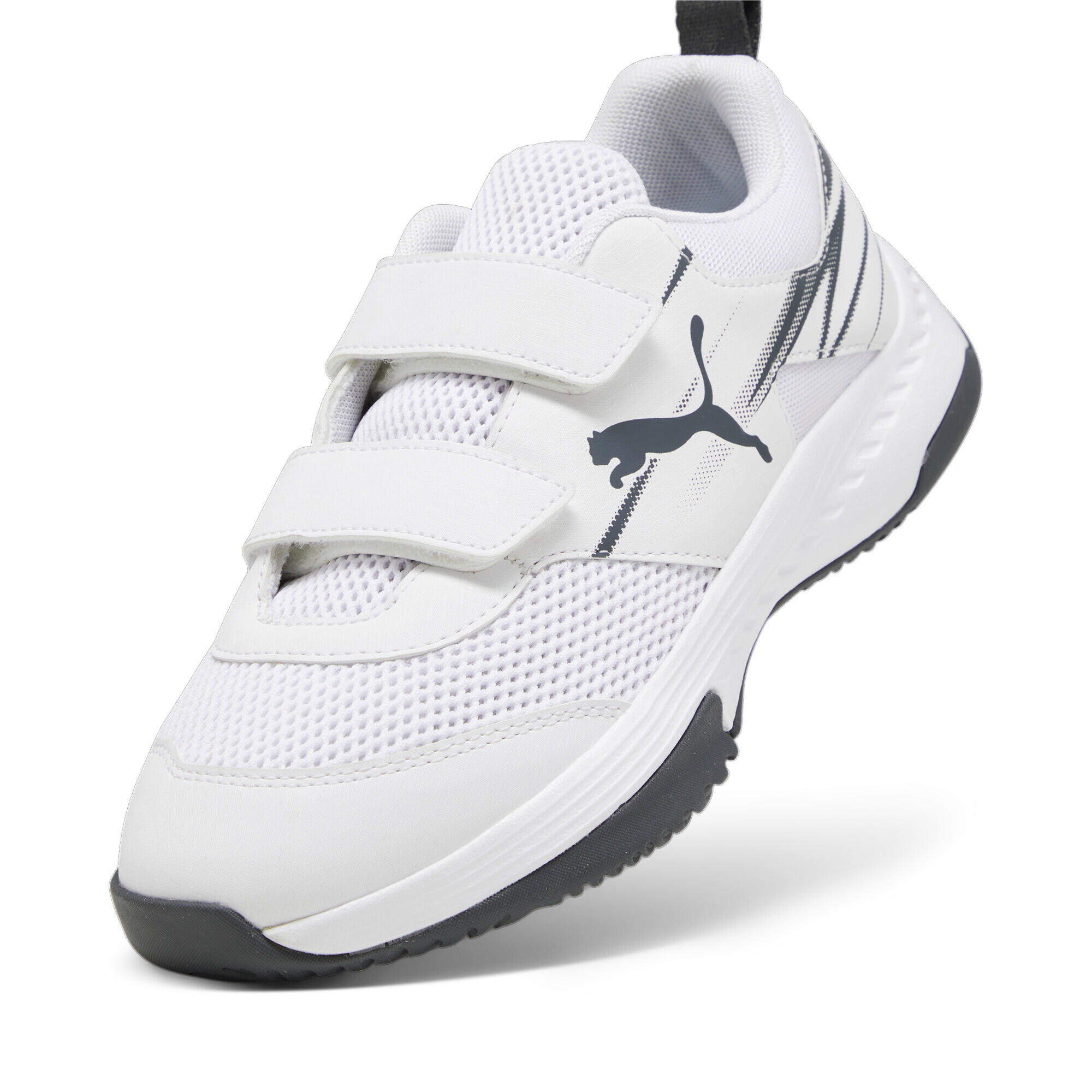 Varion II Indoor Hallensportschuhe Jugendliche PUMA White Shadow Gray 6/7