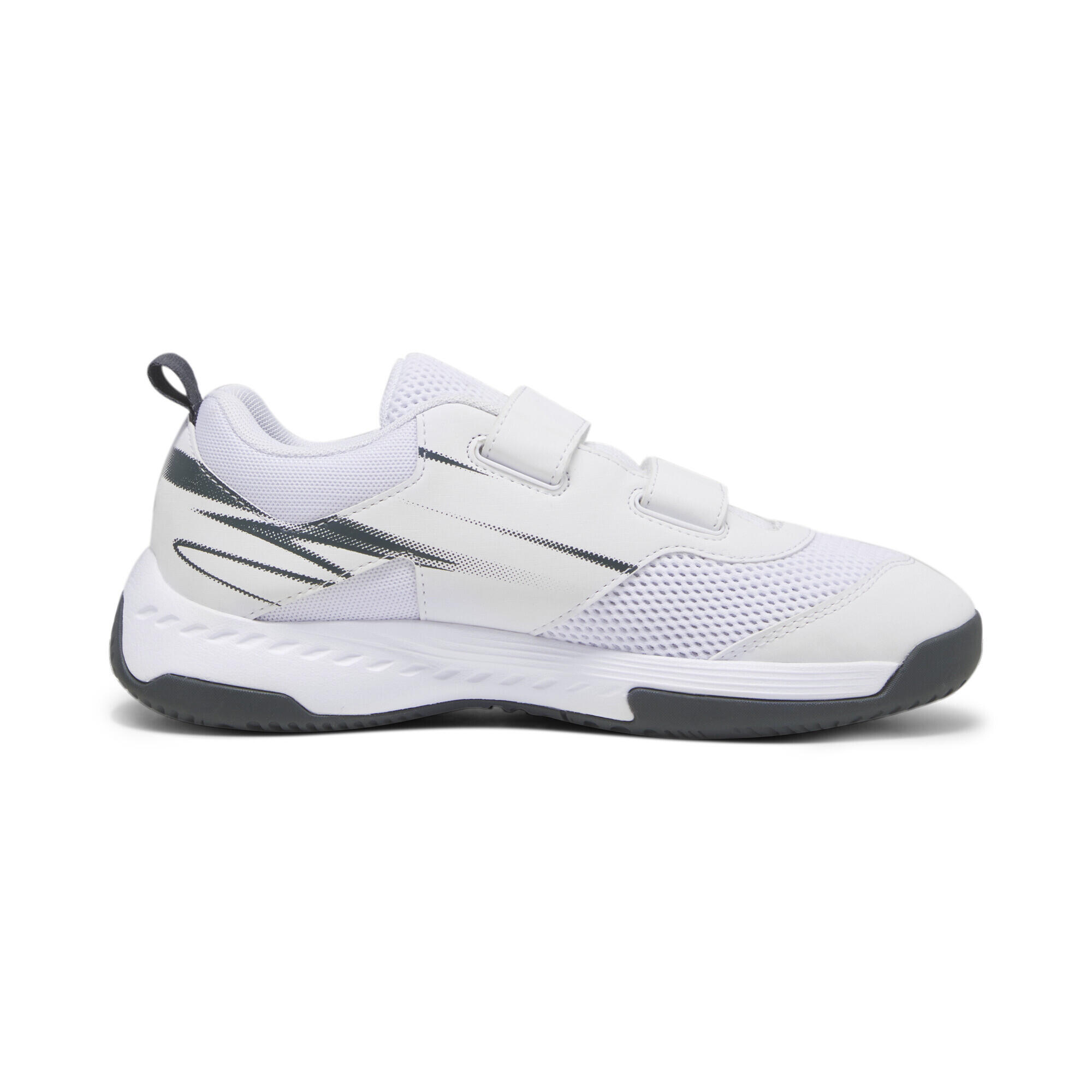 Varion II Indoor Hallensportschuhe Jugendliche PUMA White Shadow Gray 5/7