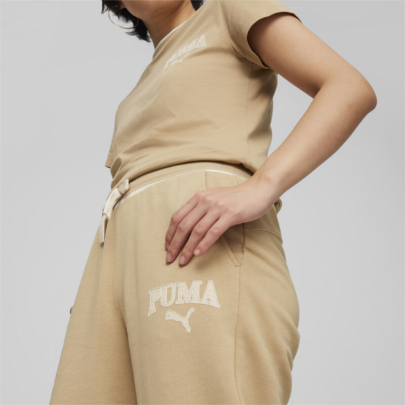 Pantaloni da corsa PUMA SQUAD da donna PUMA Prairie Tan Beige