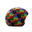 Housse de casque fantaisie - Coolcasc - Puzzle multicolore - Taille unique