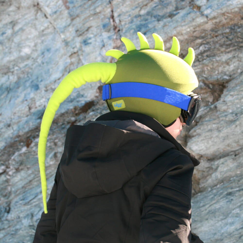 Capa para capacete de bicicleta infantil Coolcasc Animals Iguana 7/7