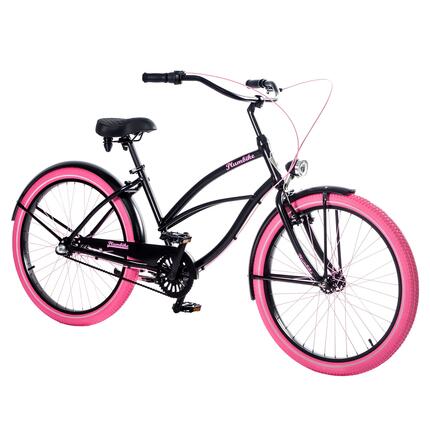 Rower miejski damski Plumbike La Donna Vicky 3B z hamulcem v-brake