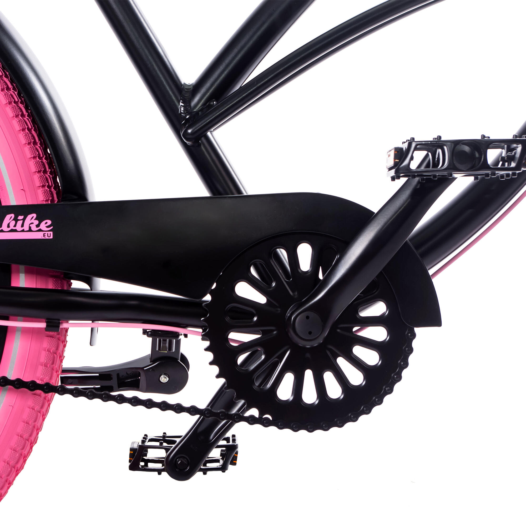 Rower miejski damski Plumbike La Donna Night Heart 3B z hamulcem v-brake 4/7