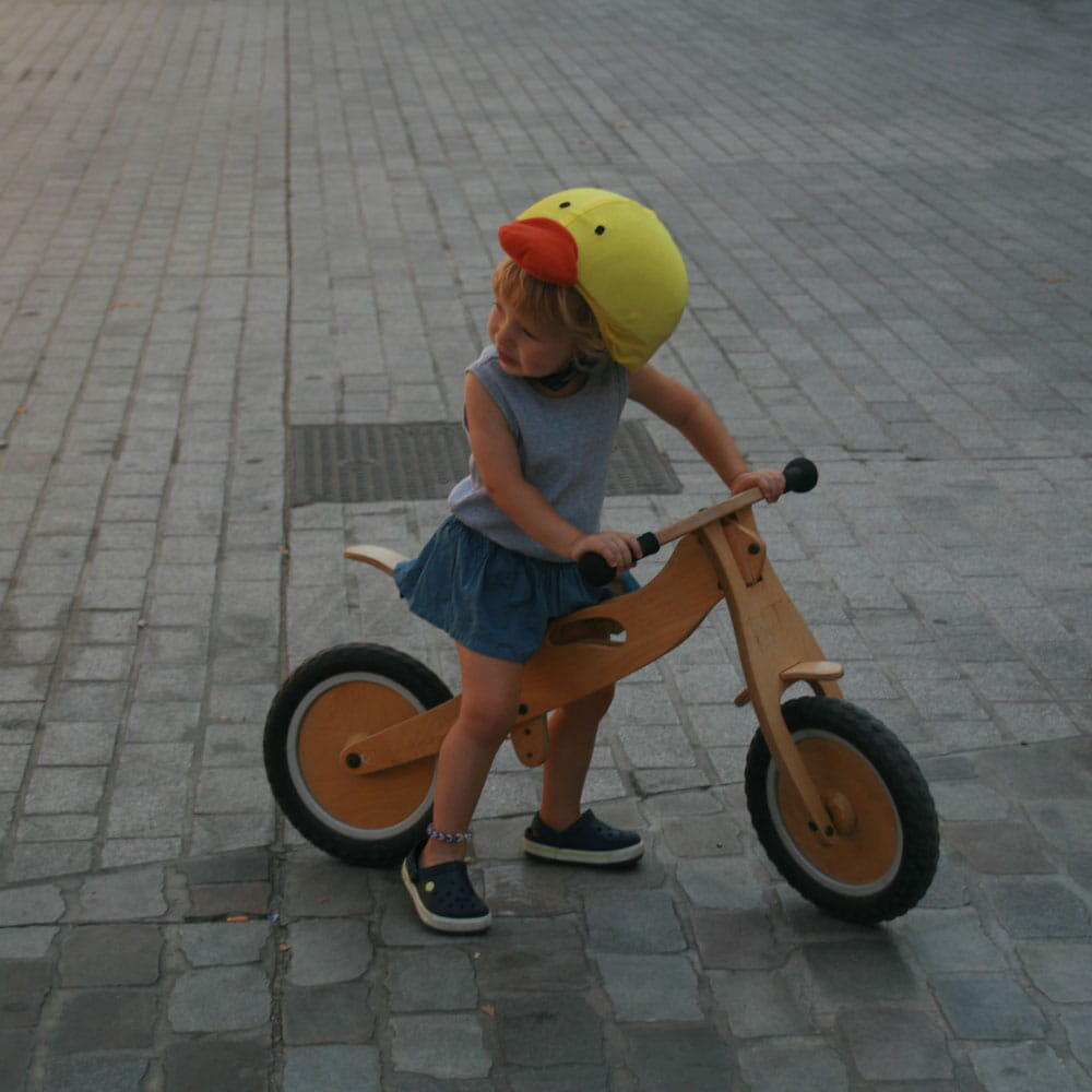 Housse de casque fantaisie - Coolcasc - Canard jaune - Taille unique 7/7