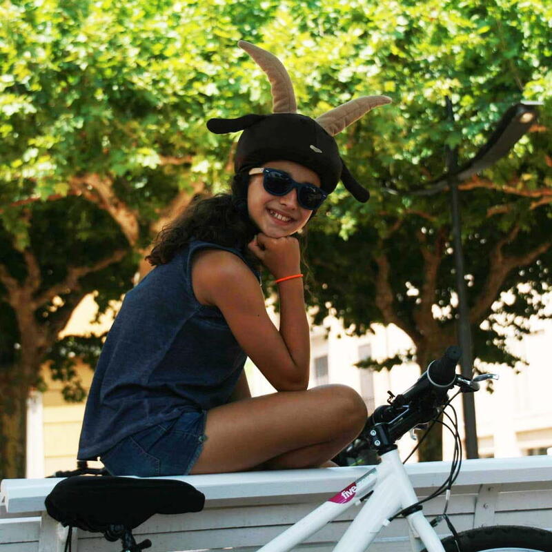 Housse de casque fantaisie - Coolcasc - Chévre marron - Taille unique