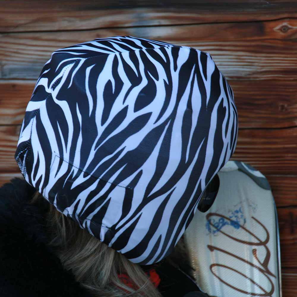 Funda de casco Coolcasc Coolprint Zebra 2/4