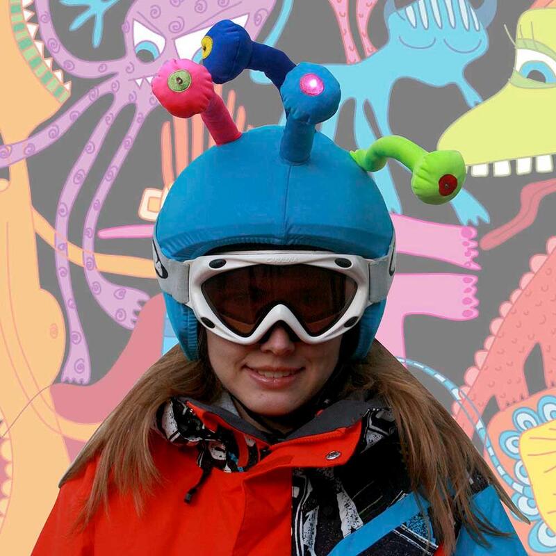 Housse de casque fantaisie - Coolcasc - Ccmn - Monstre - Taille unique