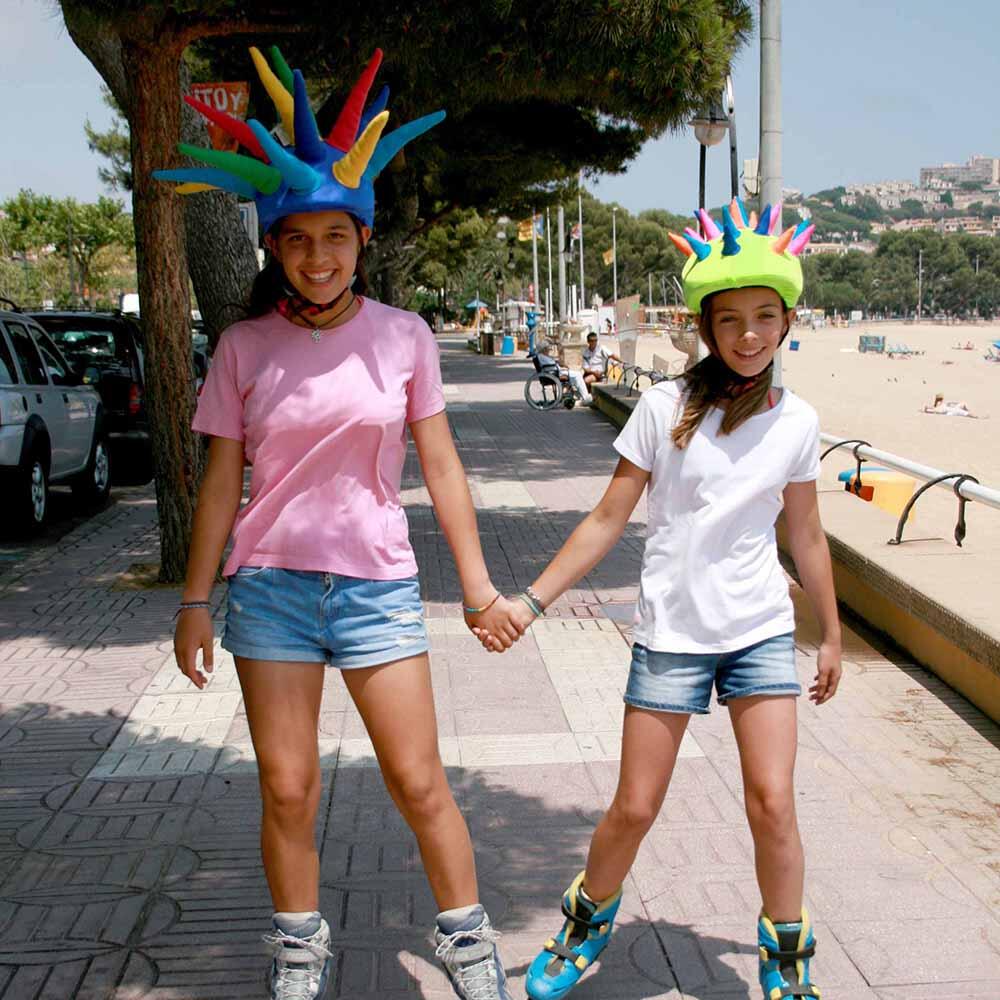 Housse de casque enfant Coolcasc Showtime Corns de Neon 6/7